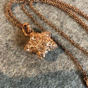 Marc by Marc Jacobs rose gold star necklace